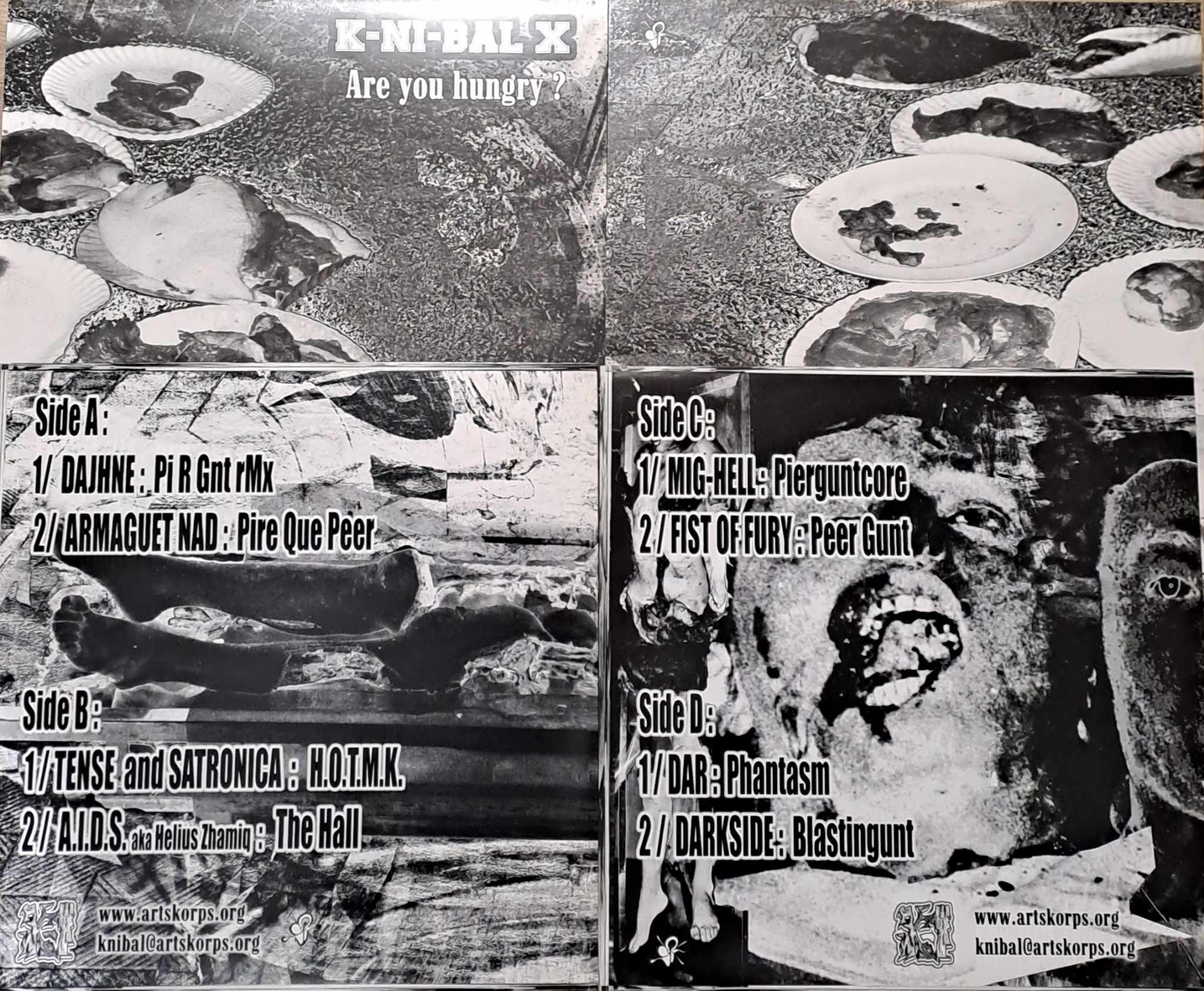 K.Ni.Bal Record 10 (double album) (dernières copies en stock) - vinyle hardcore